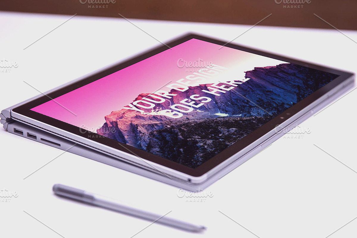Microsoft Surface Book Mock-up#4 in Product Mockups - product preview 8