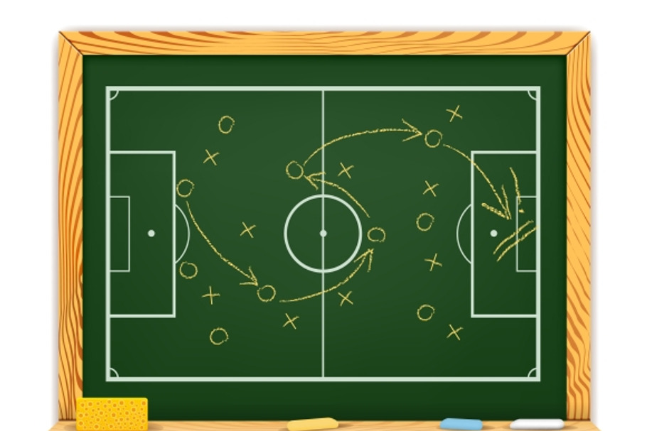 schematic plan for football in Objects - product preview 8