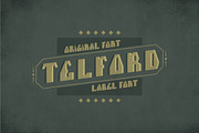 Telford Vintage Label Typeface
