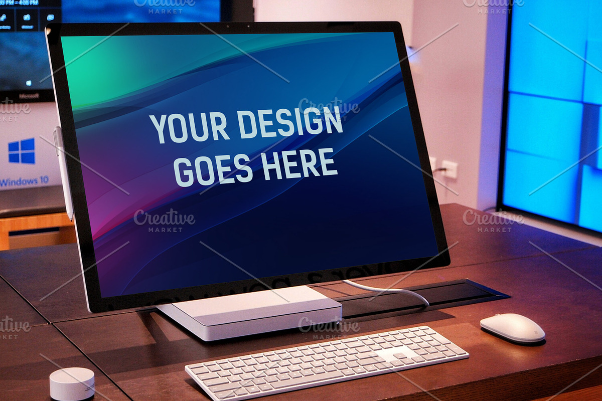 Microsoft Surface Studio Mock-up#11 in Product Mockups - product preview 8