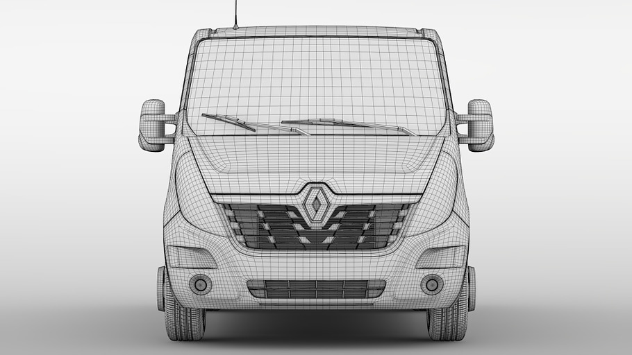 Renault Master L1H1 Van 2017 in Vehicles - product preview 15