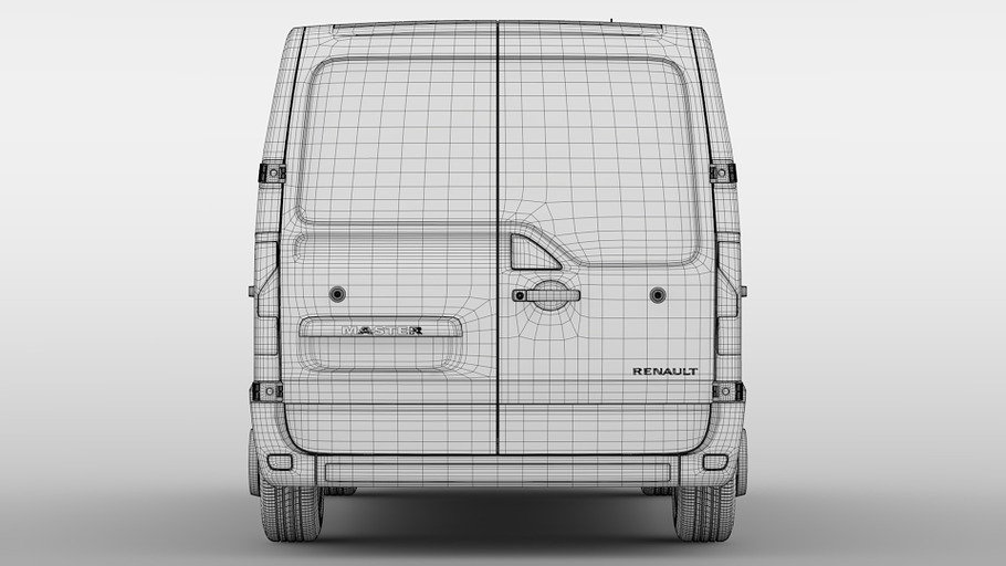 Renault Master L1H1 Van 2017 in Vehicles - product preview 17