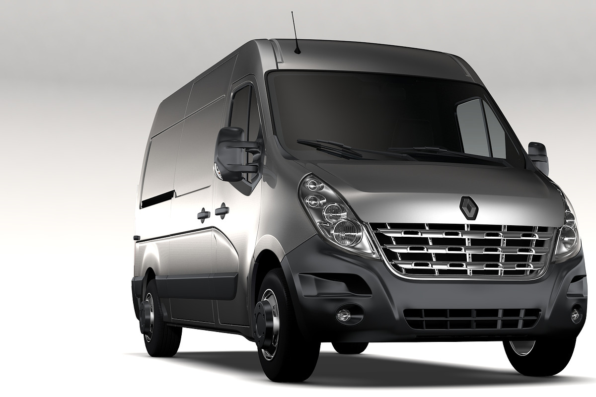 Renault Master L2H2 Van 2010 in Vehicles - product preview 8