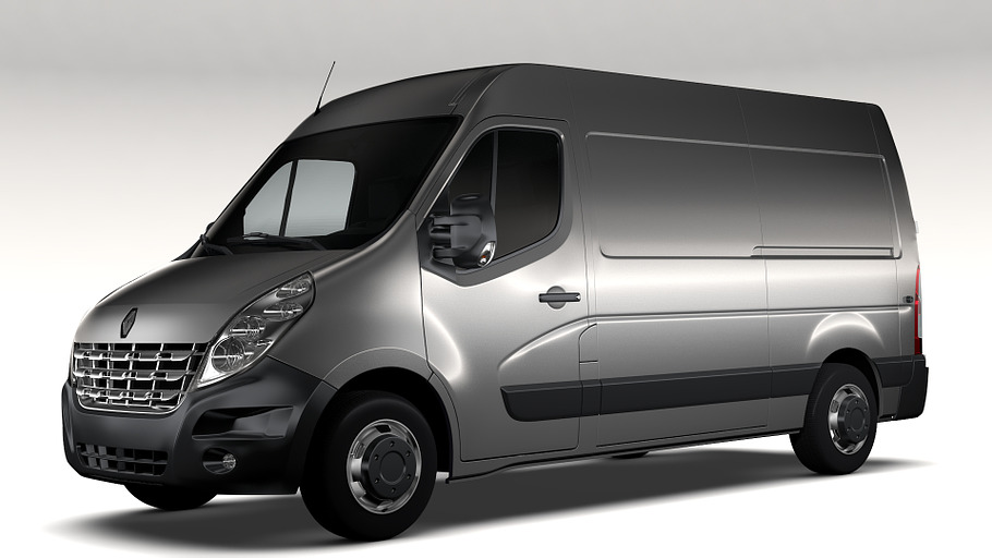 Renault Master L2H2 Van 2010 in Vehicles - product preview 1