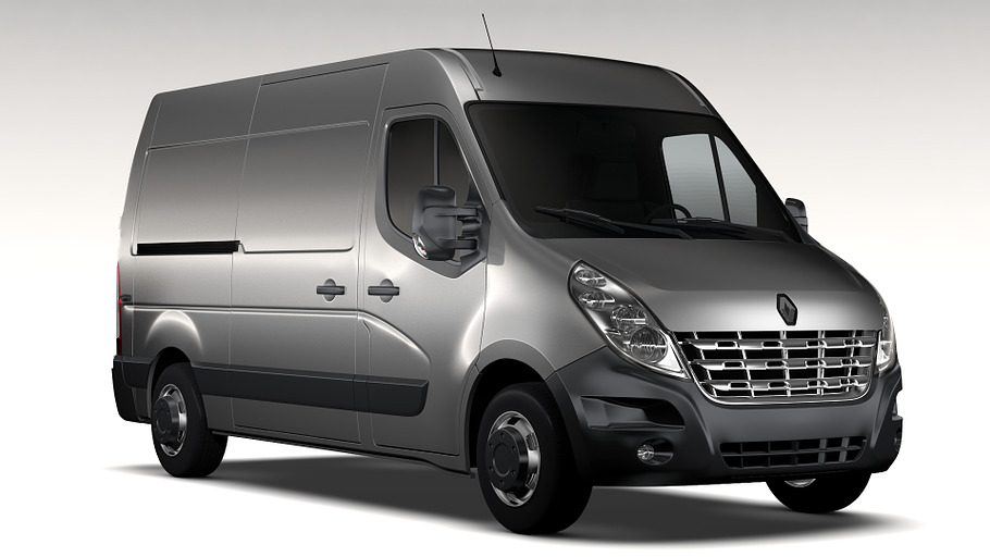 Renault Master L2H2 Van 2010 in Vehicles - product preview 2