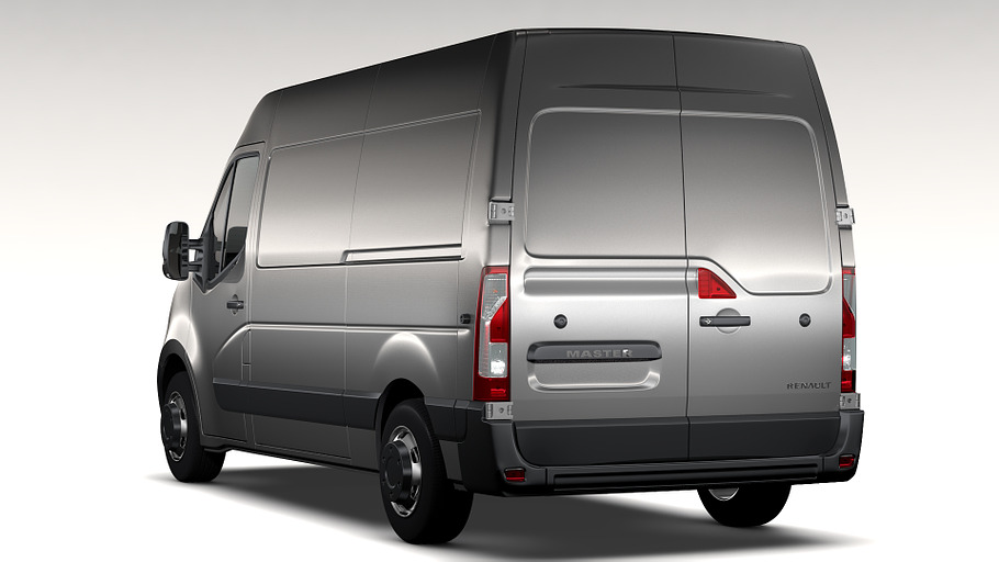 Renault Master L2H2 Van 2010 in Vehicles - product preview 5