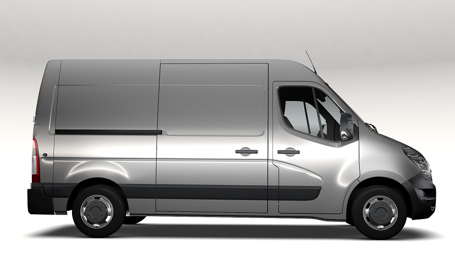 Renault Master L2H2 Van 2010 in Vehicles - product preview 7