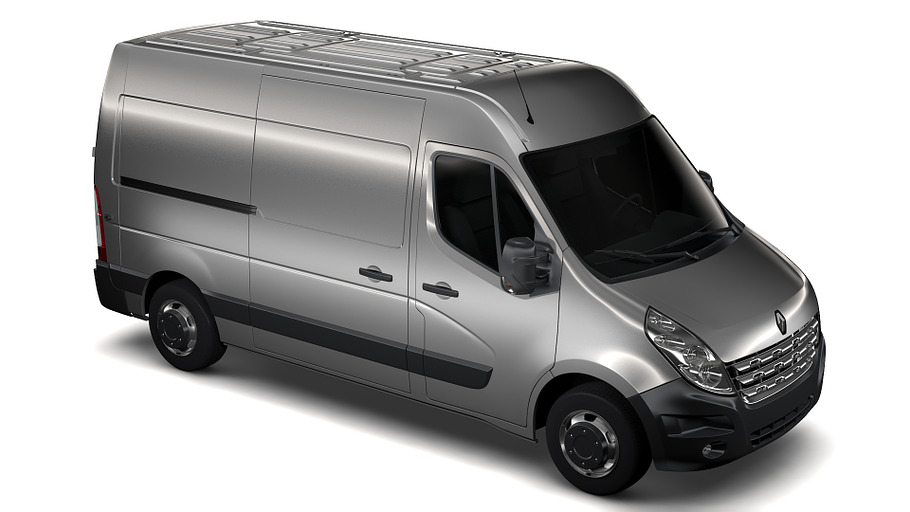 Renault Master L2H2 Van 2010 in Vehicles - product preview 9