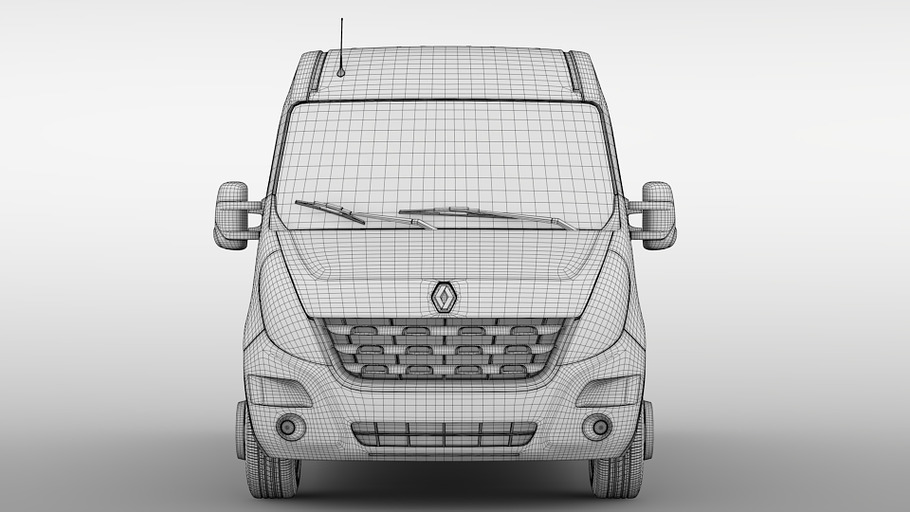 Renault Master L2H2 Van 2010 in Vehicles - product preview 14