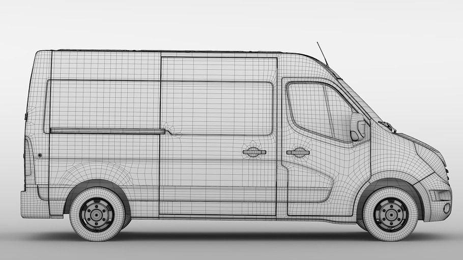 Renault Master L2H2 Van 2010 in Vehicles - product preview 15