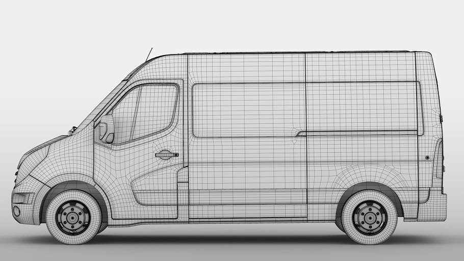 Renault Master L2H2 Van 2010 in Vehicles - product preview 17