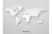 World map detailed 