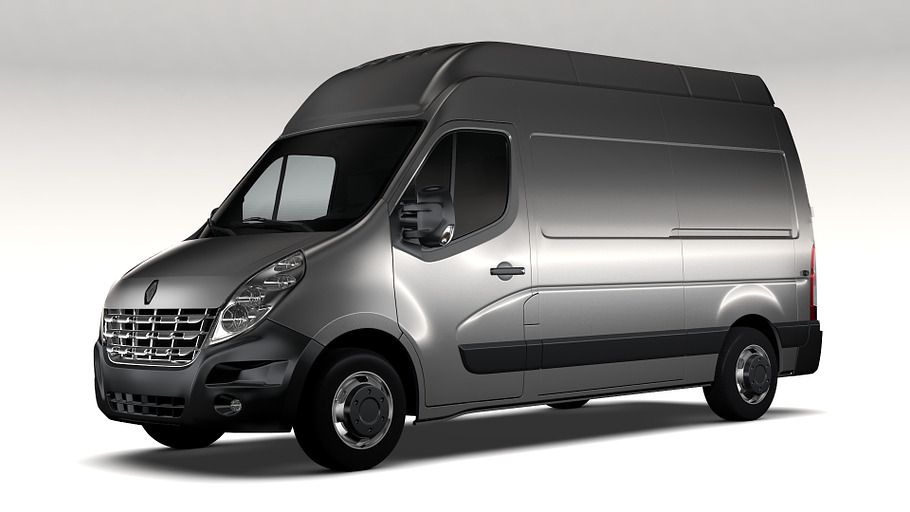 Renault Master L2H3 Van 2010 in Vehicles - product preview 3