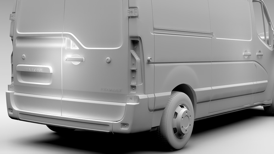 Renault Master L2H3 Van 2010 in Vehicles - product preview 5