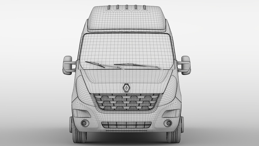 Renault Master L2H3 Van 2010 in Vehicles - product preview 7