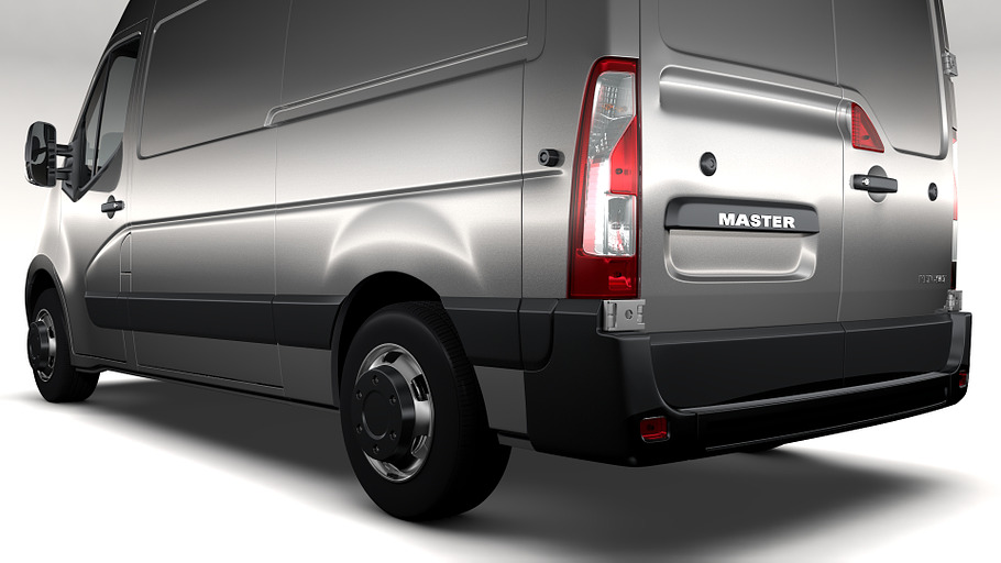 Renault Master L2H3 Van 2010 in Vehicles - product preview 11