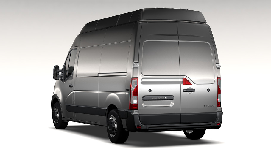 Renault Master L2H3 Van 2010 in Vehicles - product preview 14