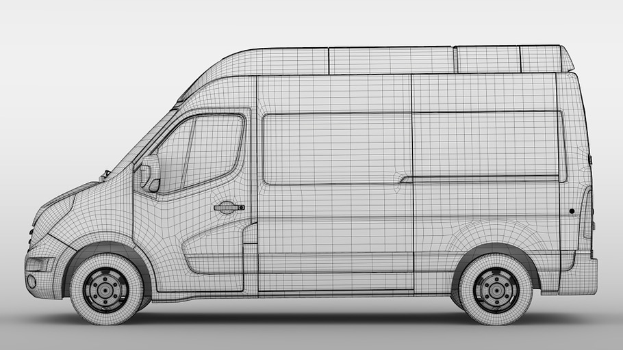Renault Master L2H3 Van 2010 in Vehicles - product preview 19