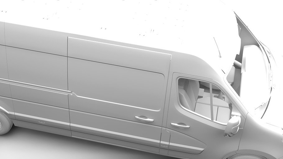 Renault Master L4H2 Van 2010 in Vehicles - product preview 1
