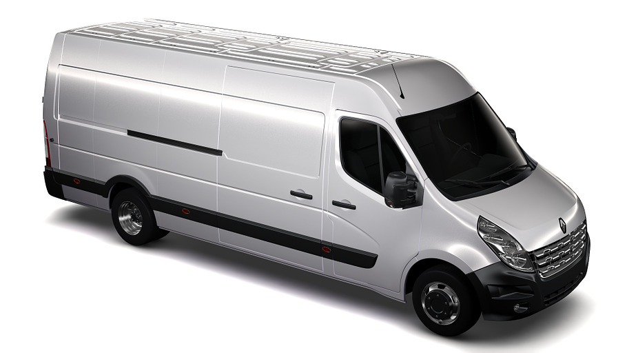 Renault Master L4H2 Van 2010 in Vehicles - product preview 2