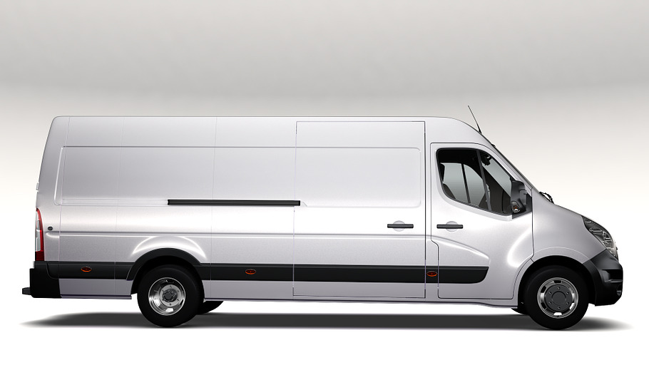 Renault Master L4H2 Van 2010 in Vehicles - product preview 6