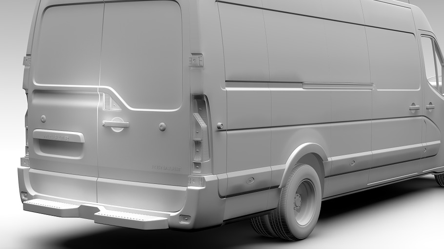 Renault Master L4H2 Van 2010 in Vehicles - product preview 13