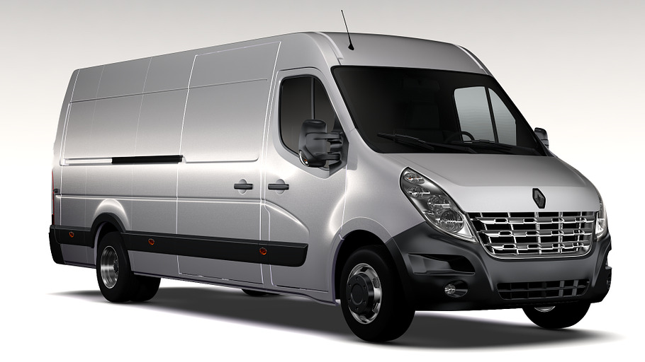 Renault Master L4H2 Van 2010 in Vehicles - product preview 17