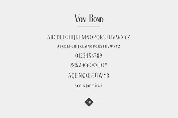 Von Bond - A Classy Sans Serif in Sans-Serif Fonts - product preview 5