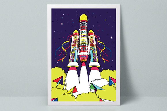 The Great Indian Space Voyage  in Illustrations - product preview 1