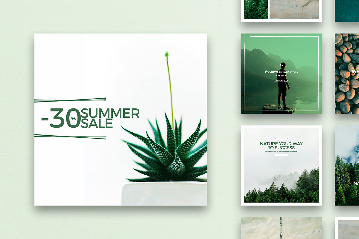 SEQUOIA Social Media Pack in Social Media Templates - product preview 8