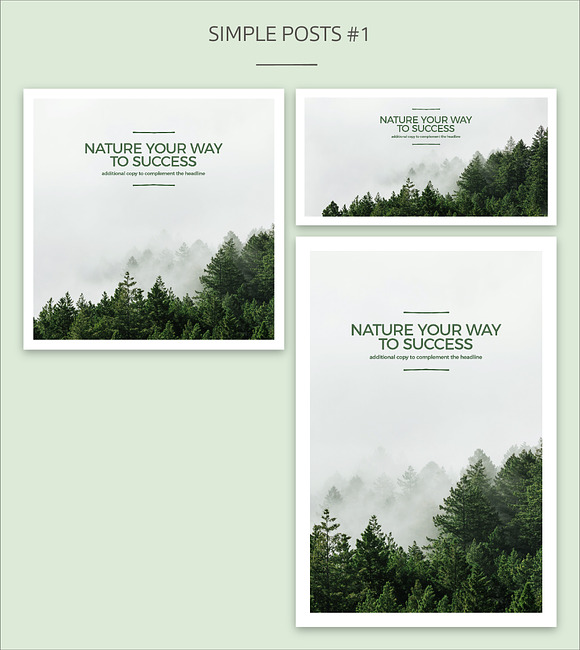 SEQUOIA Social Media Pack in Social Media Templates - product preview 2