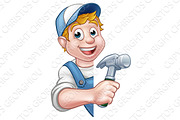 Builder or Carpenter Handyman Construction Worker