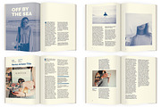 BlueFox - A5 mini magazine template