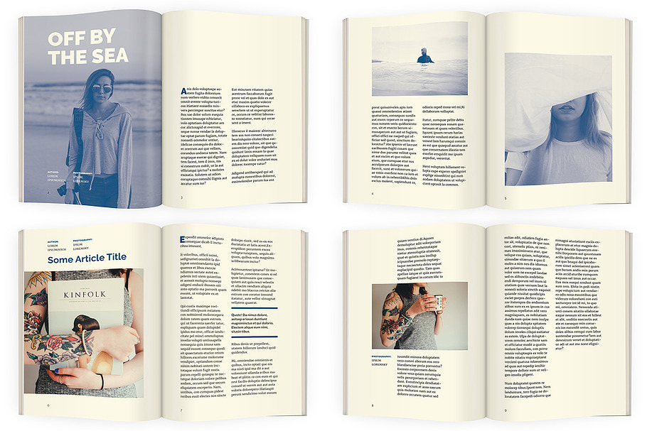 BlueFox - A5 mini magazine template in Magazine Templates - product preview 8