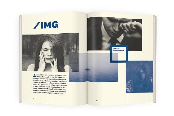 BlueFox - A5 mini magazine template in Magazine Templates - product preview 5