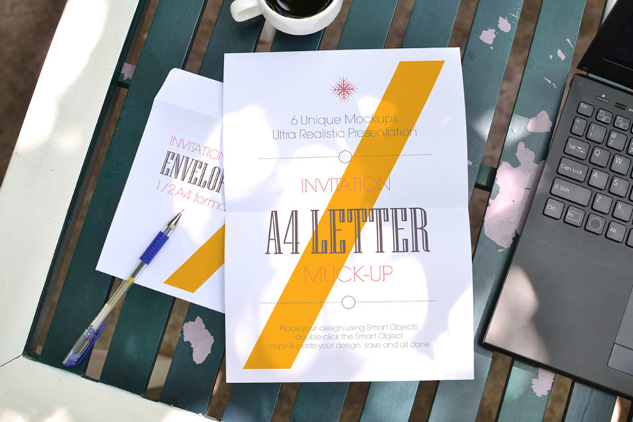 Letter and Envelope Mock-ups in Print Mockups - product preview 8