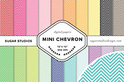 Mini Chevron Digital Backgrounds