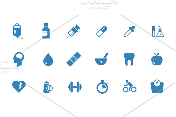 Medical & Health Vector Icons in Health Icons - product preview 2