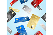 Credit Plastic Card Pattern