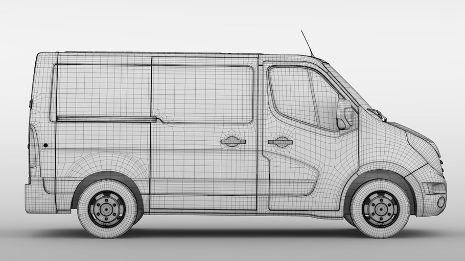 Renault Mater L1H1 Van 2010 in Vehicles - product preview 18