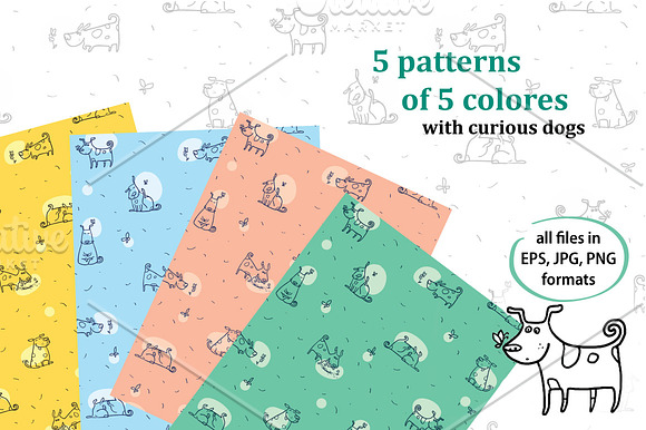 Curious Dog collection in Illustrations - product preview 1
