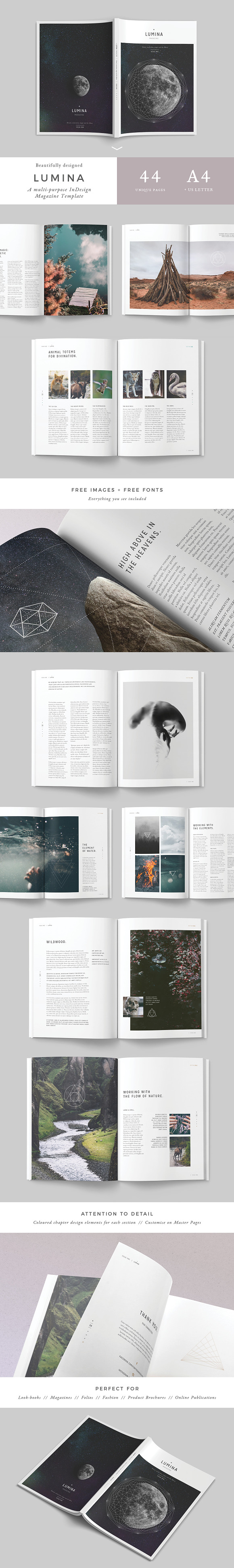 LUMINA Magazine in Magazine Templates - product preview 21