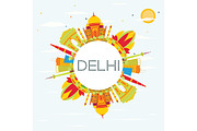 Delhi Skyline