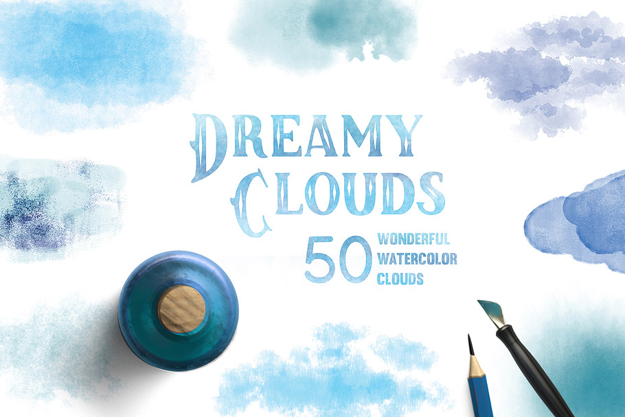 Dreamy Clouds in Illustrations - product preview 8