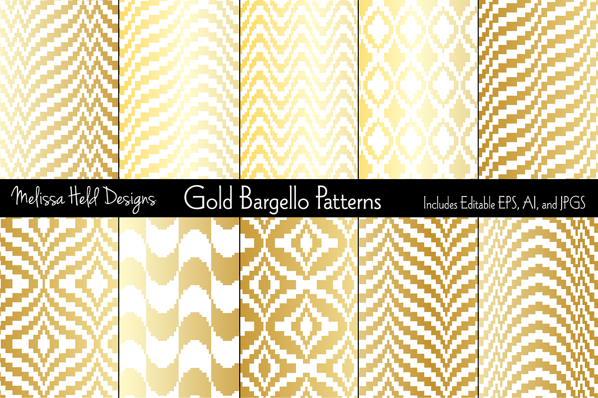 Gold Bargello Patterns in Patterns - product preview 8