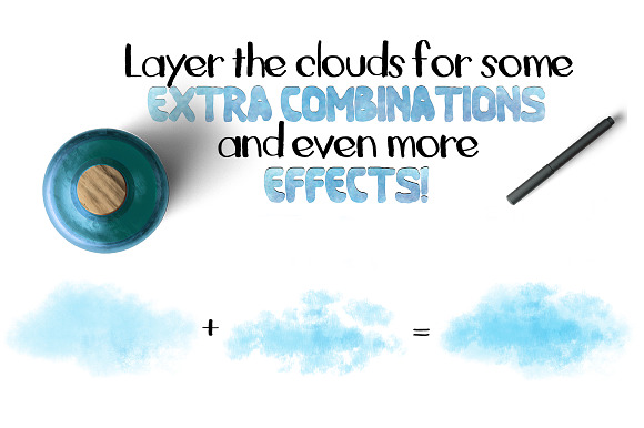 Dreamy Clouds in Illustrations - product preview 2