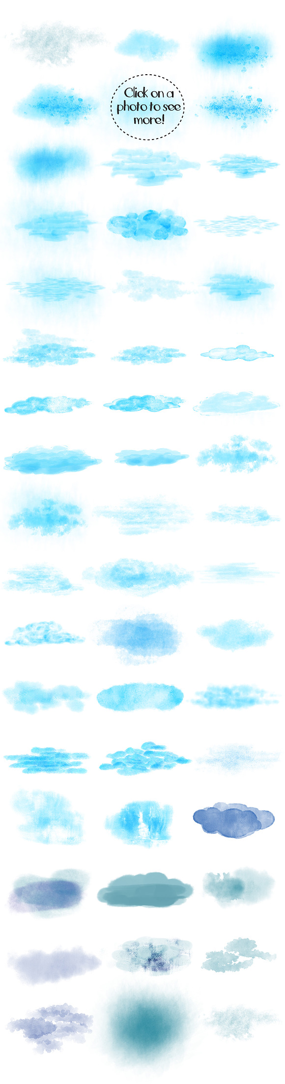 Dreamy Clouds in Illustrations - product preview 4