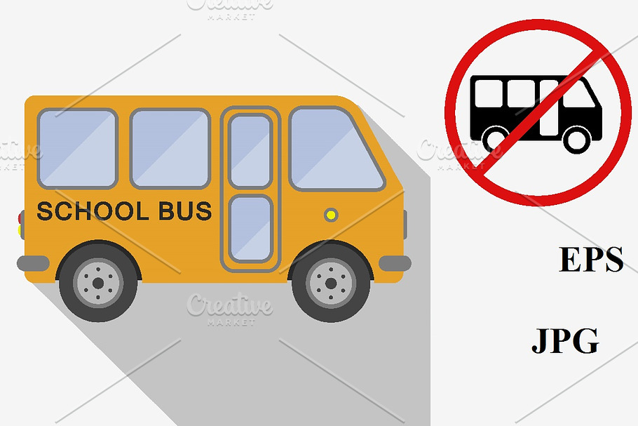 School bus icons