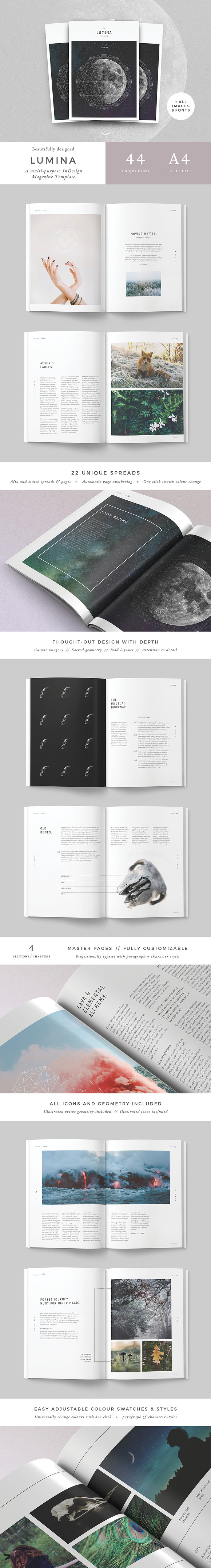 LUMINA Magazine in Magazine Templates - product preview 24