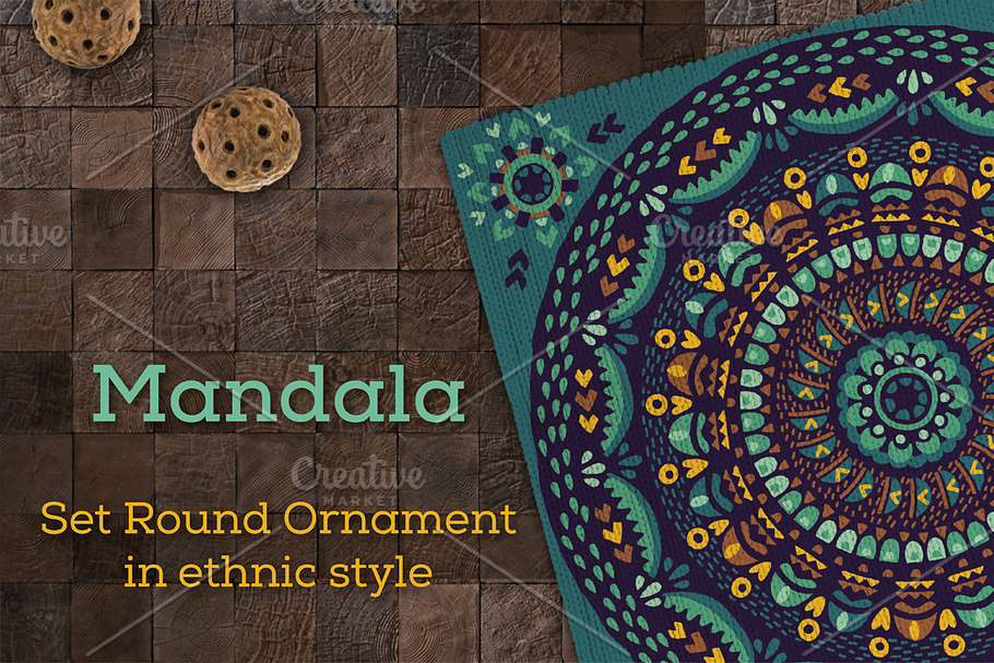 7 Ornament in ethnic style in Patterns - product preview 8